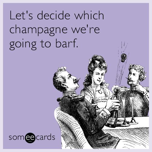 invitati che stappano bottiglia di champagne a capodanno